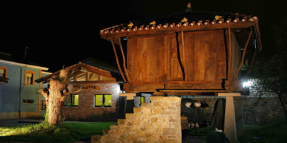 Hotel rural balcón con vistas